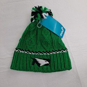 North Dakota Fighting Hawks Winter Hat Beanie Toque Pompom Girls Toddler OS